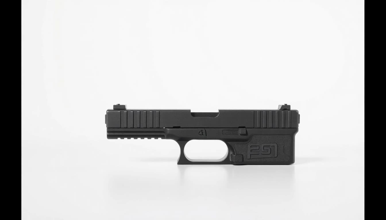 Showcase of glock 19 slide oem highlighting its precision craftsmanship and design features.