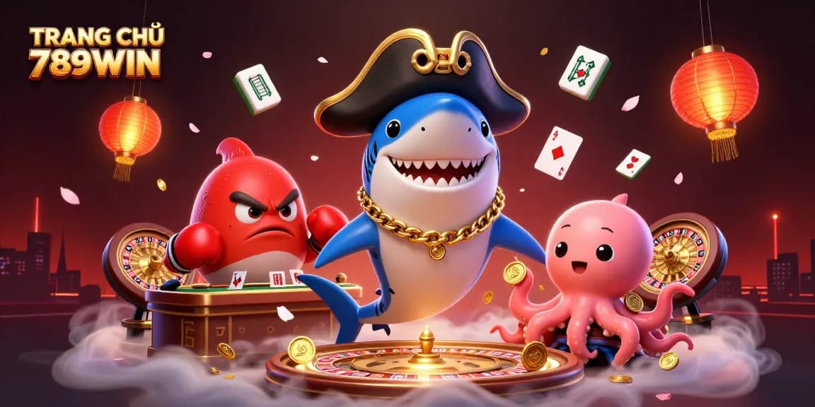 Join the excitement at TRANG CHỦ 789WIN with dynamic live dealer casino gameplay featuring vibrant 3D characters.