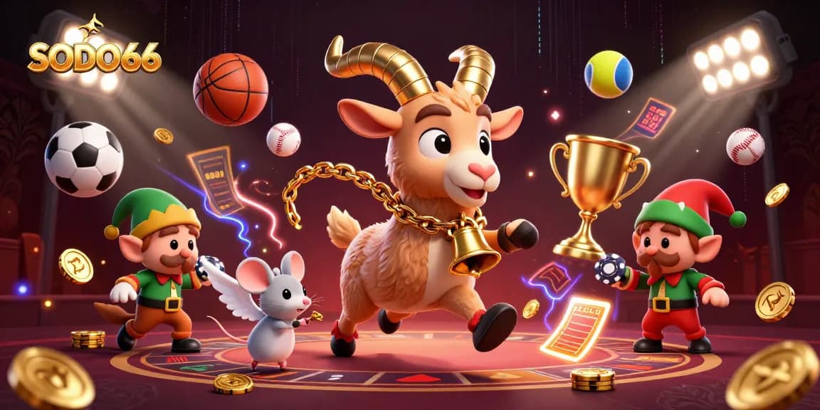 SODO66 gamers experience thrilling action with Krampus and mischievous elves in a spirited casino.