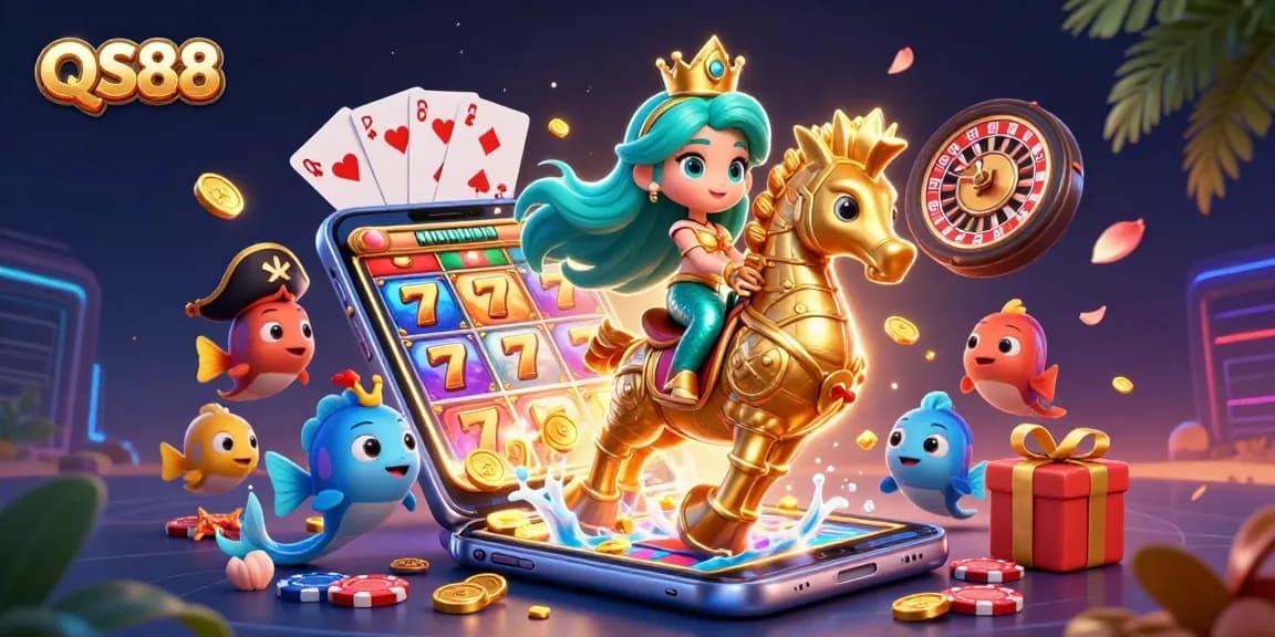 Engage with QS88's vibrant slot games featuring thrilling characters and exciting winnings.