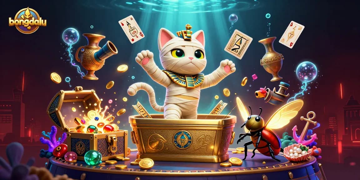 Bongdalu provides exciting new betting experiences with a dynamic scene of Egyptian characters and casino elements.
