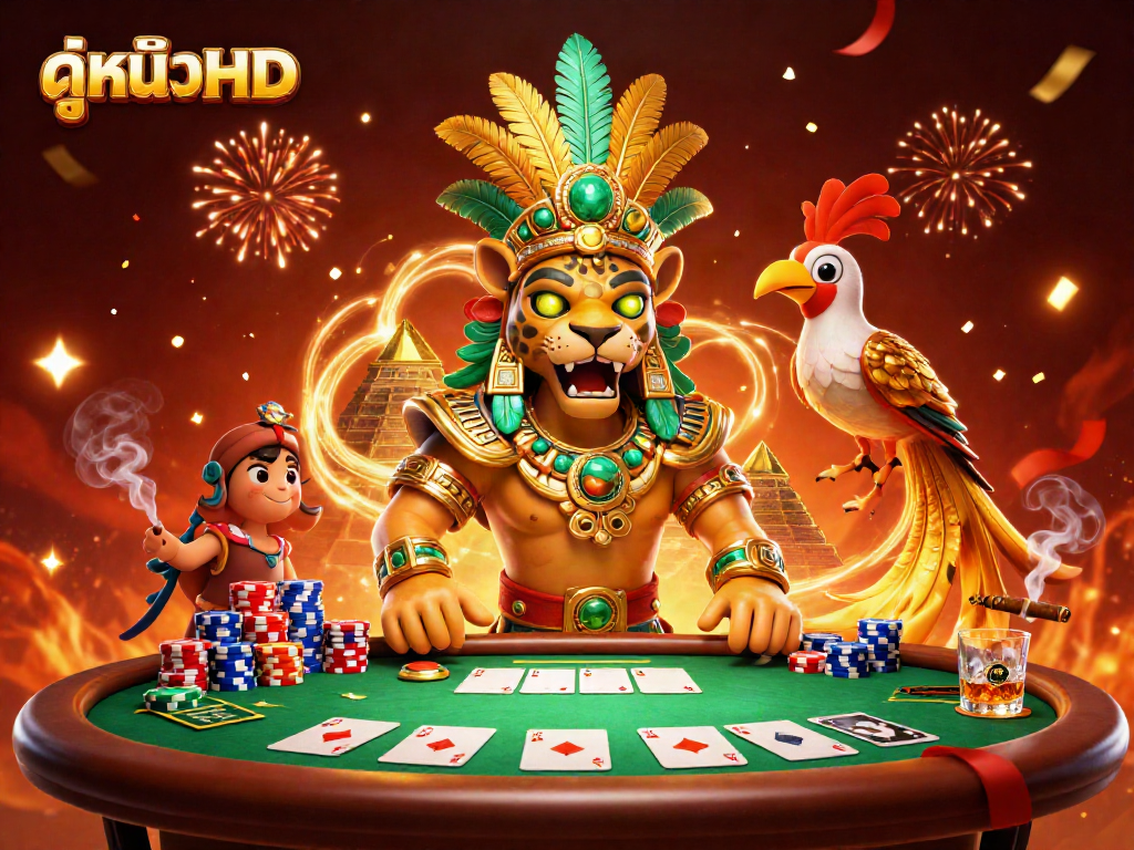 เล่นเกมดูหนังHD กับนักบวชมายันและนกเคตซัลในบรรยากาศคาสิโน