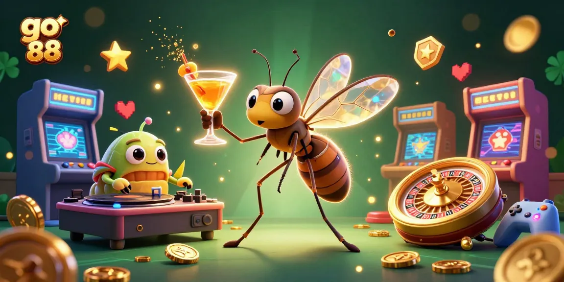 Spin for wins with go 88 at this colorful casino scene featuring engaging 3D characters.
