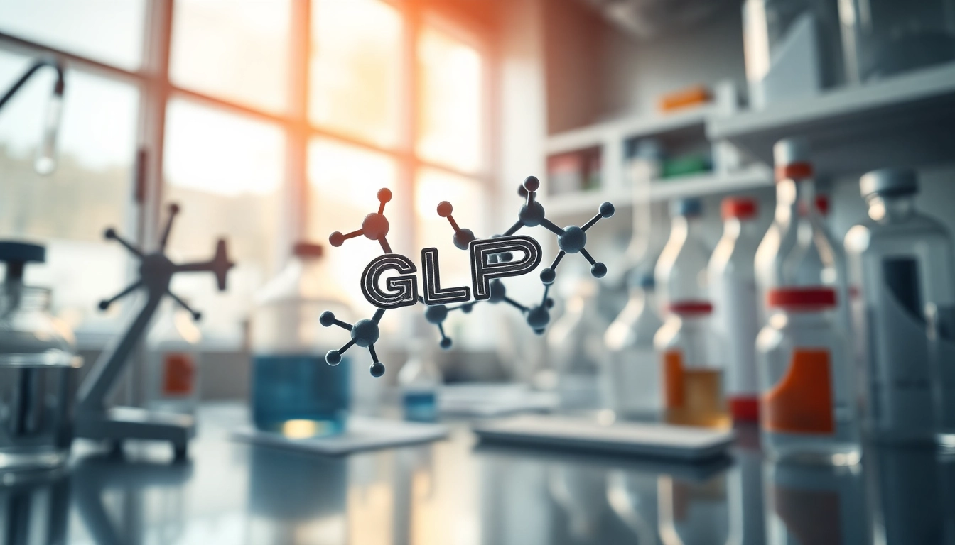 Discover glp3 peptide structures in a bright laboratory setting, emphasizing molecular importance.