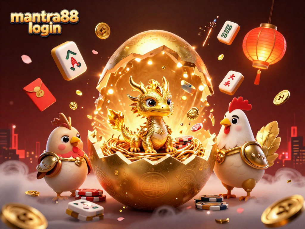 Win big with mantra88 login while enjoying a vibrant 3D casino scene packed with excitement.