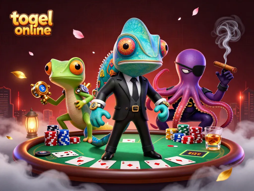 Bermain togel online sambil meraih kemenangan dan menjaga keamanan akun, ilustrasi penuh warna