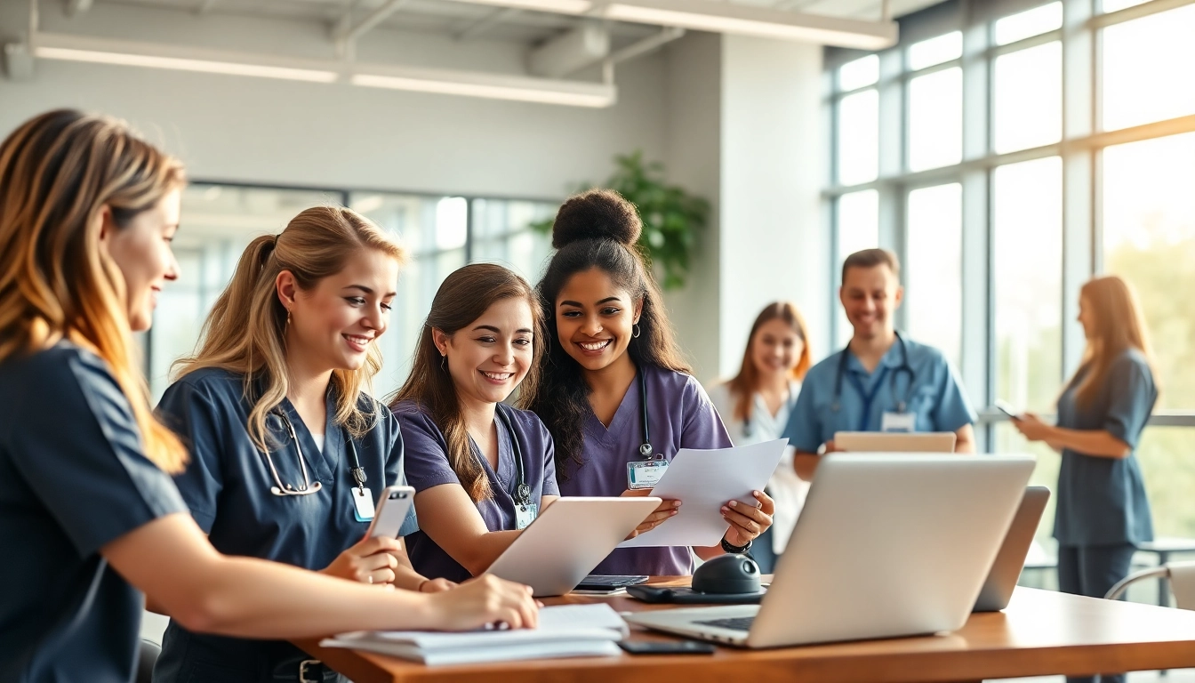 Participants in the Houston Trusted Nclex review center engage actively during a review session.