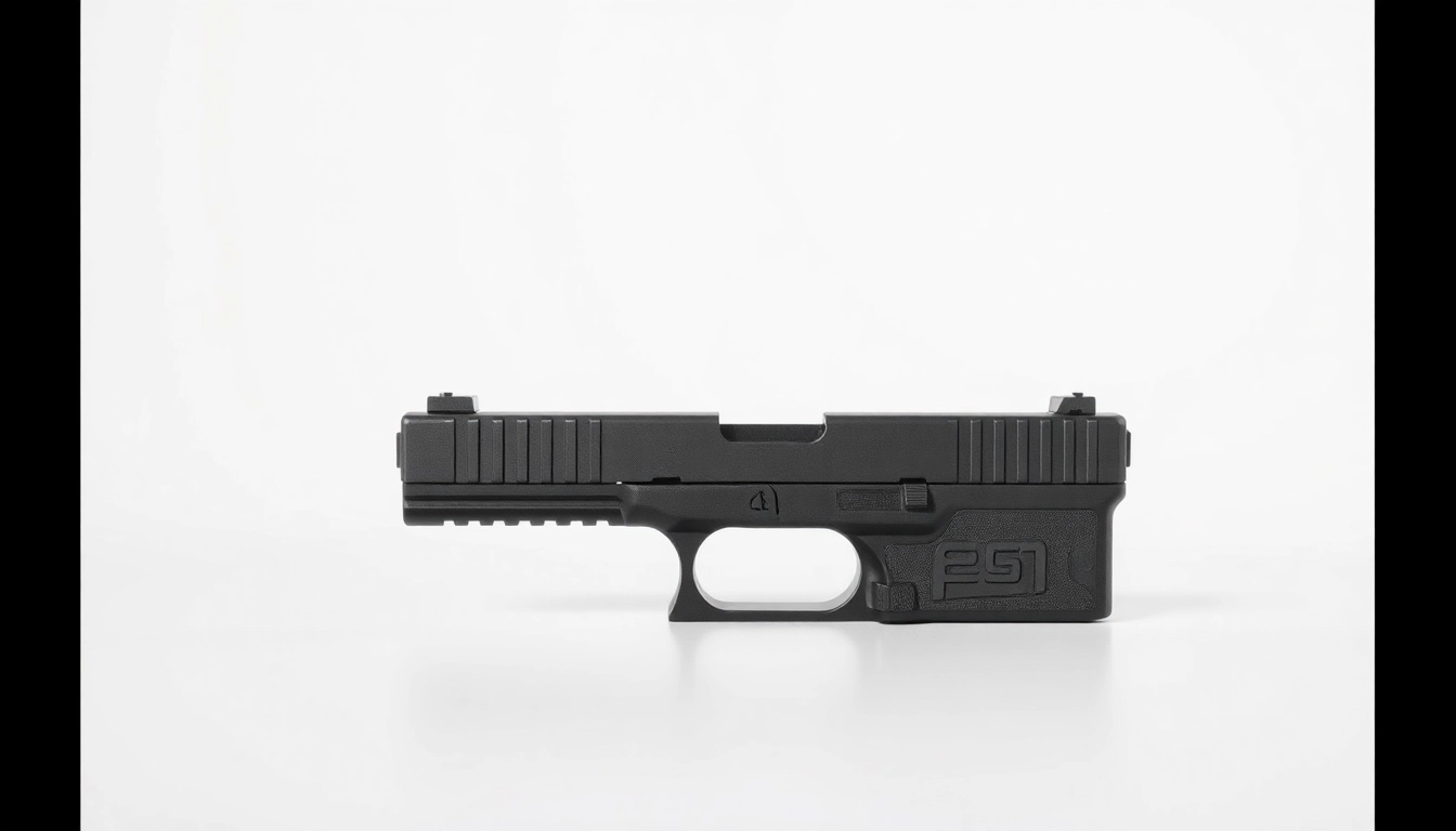Showcase of glock 19 slide oem highlighting its precision craftsmanship and design features.