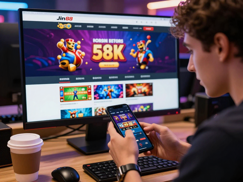 Nền tảng cá cược Jin88 với người chơi trải nghiệm game và khuyến mãi 58k hấp dẫn.