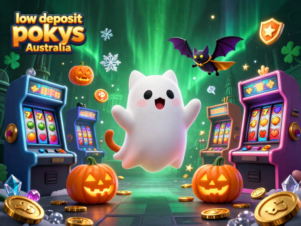 Experience thrilling low deposit pokies Australia with vibrant visuals and captivating gaming elements.