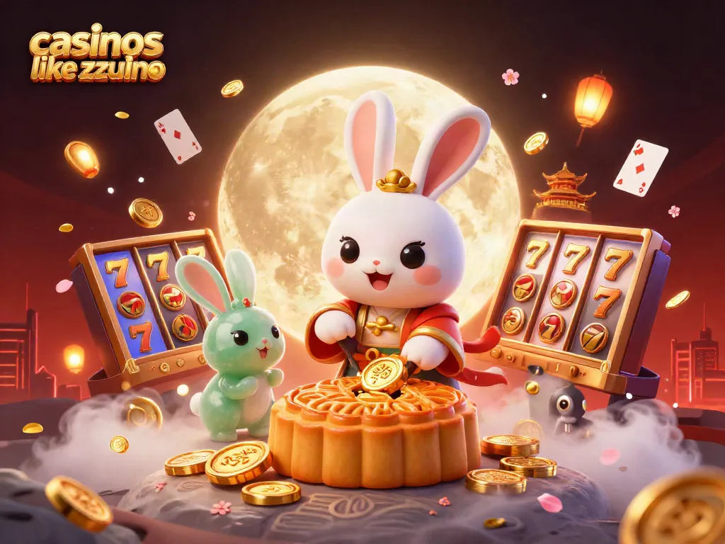 Discover casinos like Zula Casino in a dynamic, vibrant 3D casino-themed illustration.