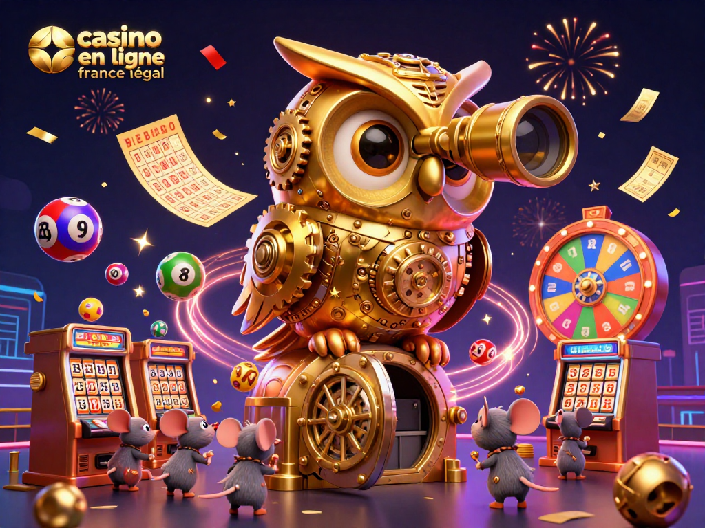 Dévoilez les mystères du casino en ligne France légal avec notre illustration captivante