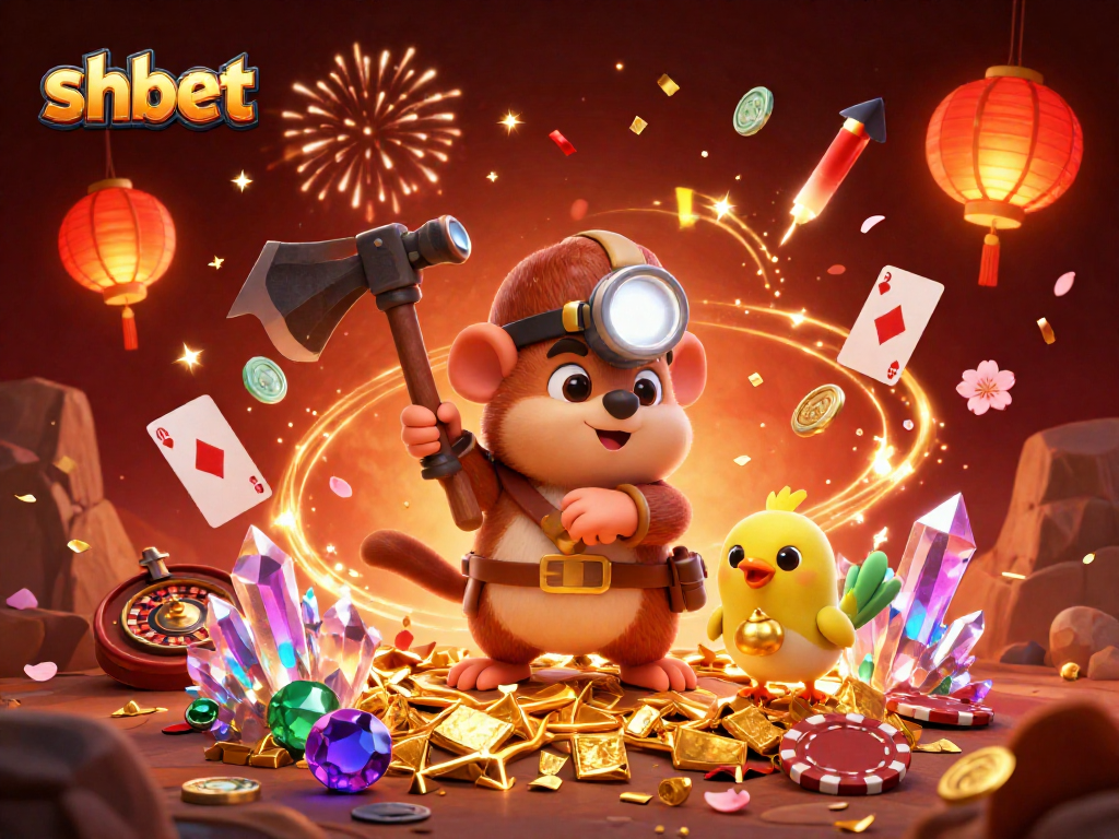 Join the fun with shbet as charming characters explore a treasure-filled casino adventure!