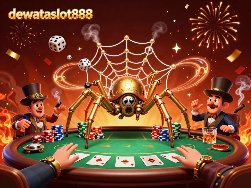 Permainan menarik dewataslot888 dengan karakter unik terdesain dalam ilustrasi 3D