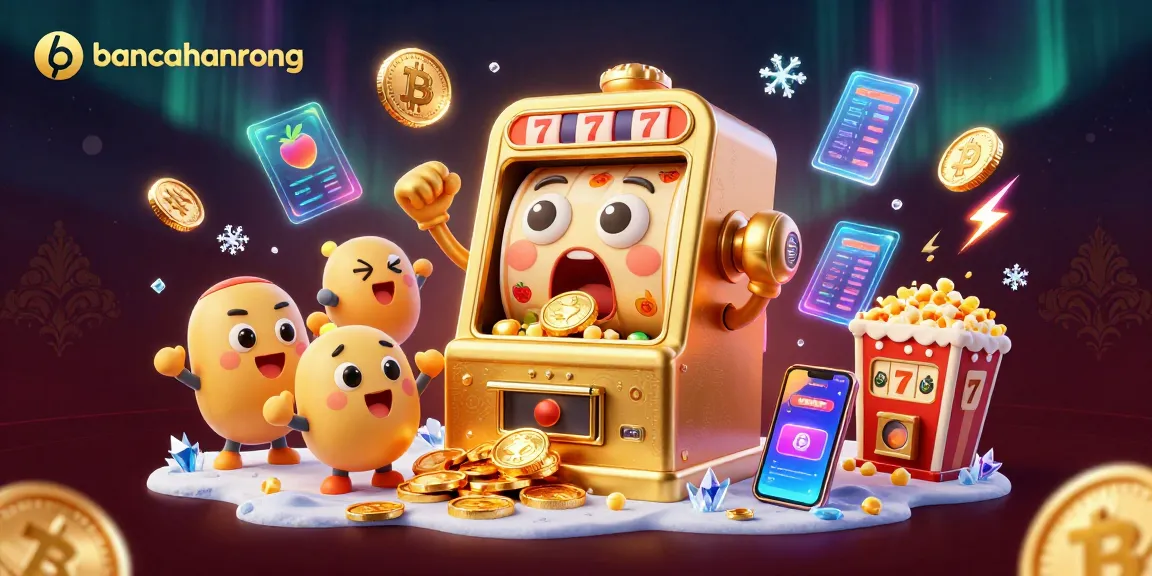 Bankroll management strategies at bancathanrong shown with animated slot machine jackpot.