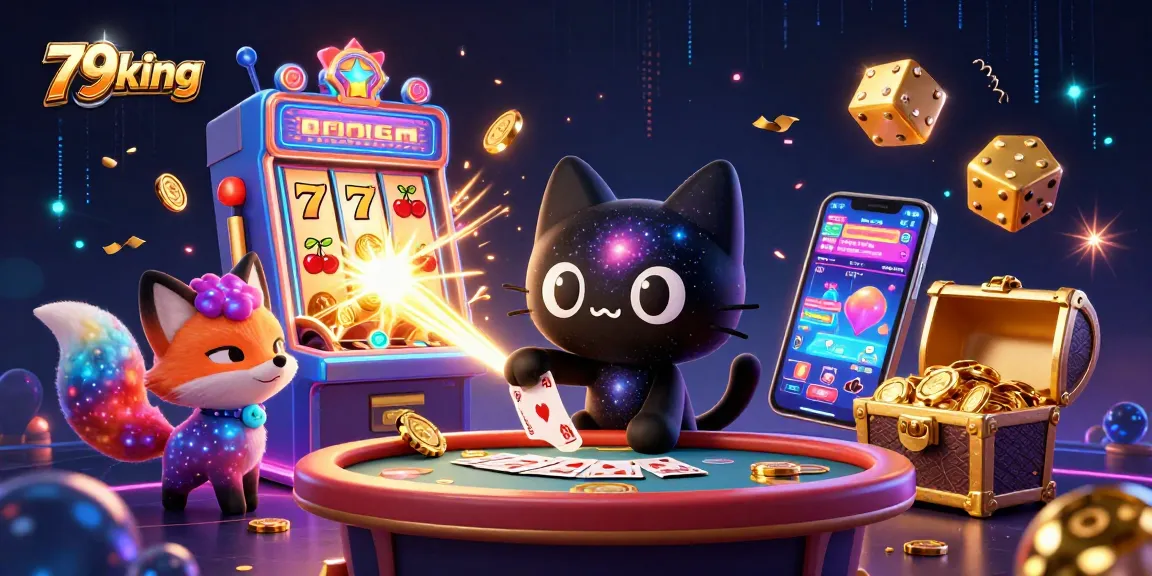Watch the 79king black hole cat charm players while they win big at the cosmic casino.