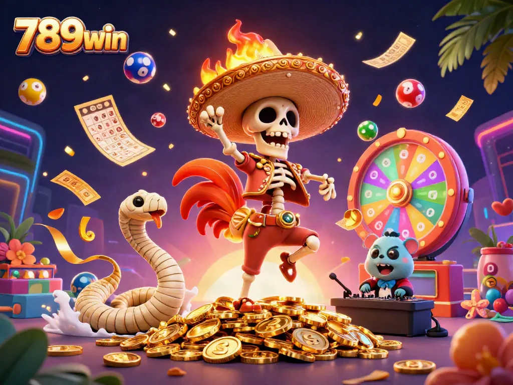 Experience excitement at 789win with vibrant characters engaging in a dynamic casino scene.