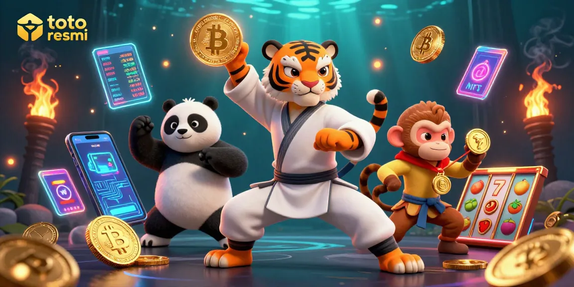 Menangkan jackpot dengan toto resmi sambil melihat harimau kung fu dan panda berlaga.