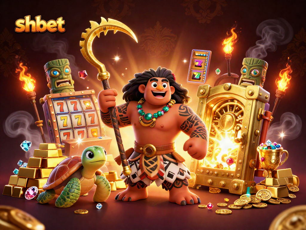 Engage with shbet through thrilling slot action featuring our demigod character and treasures.