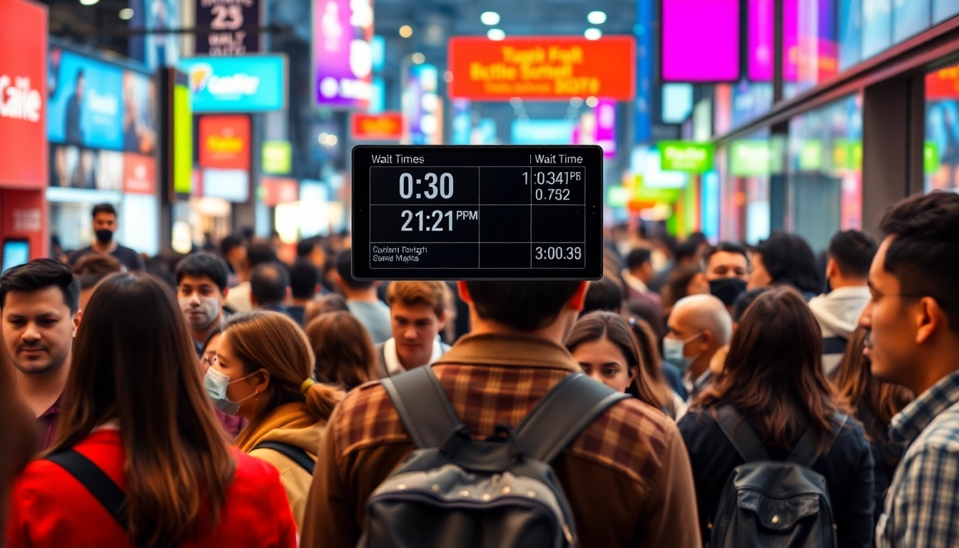 Visualize queue detection software tracking real-time data in an urban setting with digital displays.