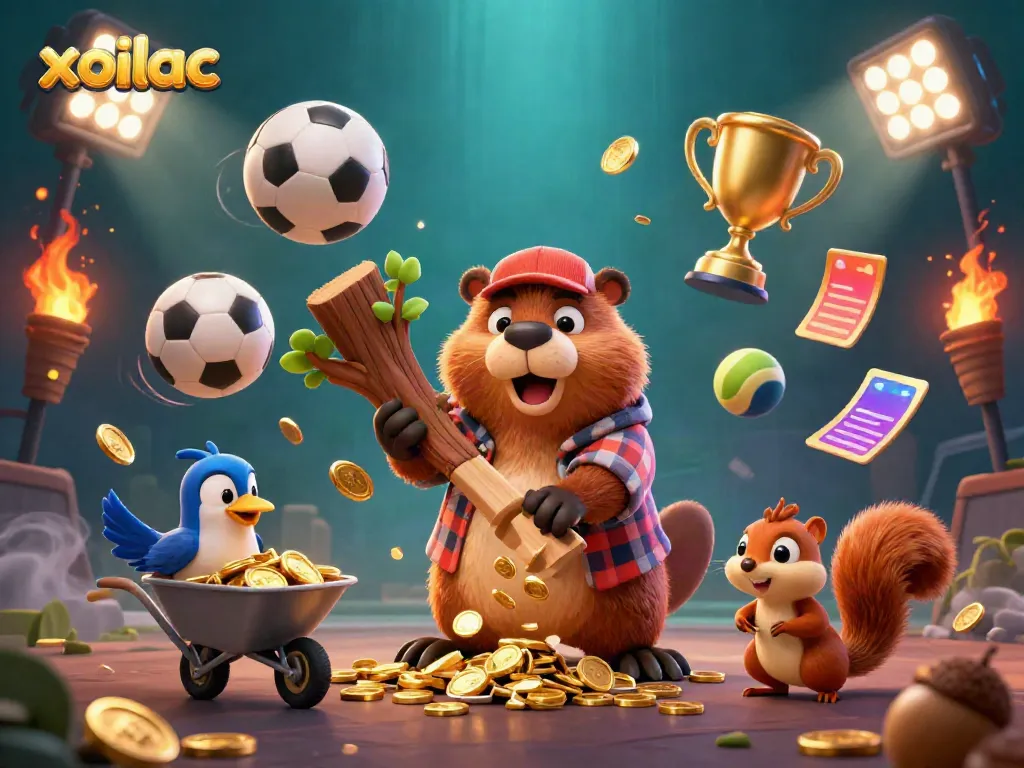 Experience high-quality live football streaming with xoilac's dynamic 3D sports betting scene.